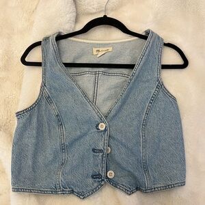 Madewell Katrina denim vest